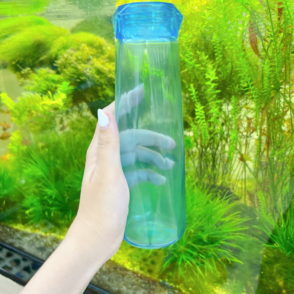 Bình nước thủy tinh kim cương 500ml nhiều màu sắc