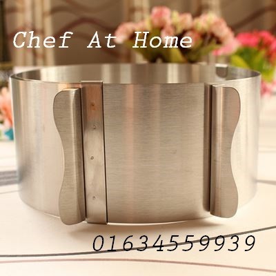 Khuôn ring mousse điều chỉnh kích thước được từ 16cm-> 30cm
