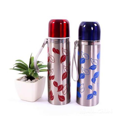 Bình giữ nhiệt lõi inox mouse Mug, hình lá 500ml