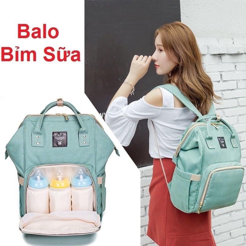 Balo Bỉm Sữa Thời Trang Loại Lớn size 41*30*15