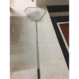 Vợt xúc cá inox khung tam giác và tròn nhiều size giá tốt