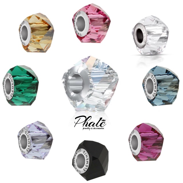 BeCharmed Pha Lê Swarovski Mặt Cắt Đa Dát S14mm