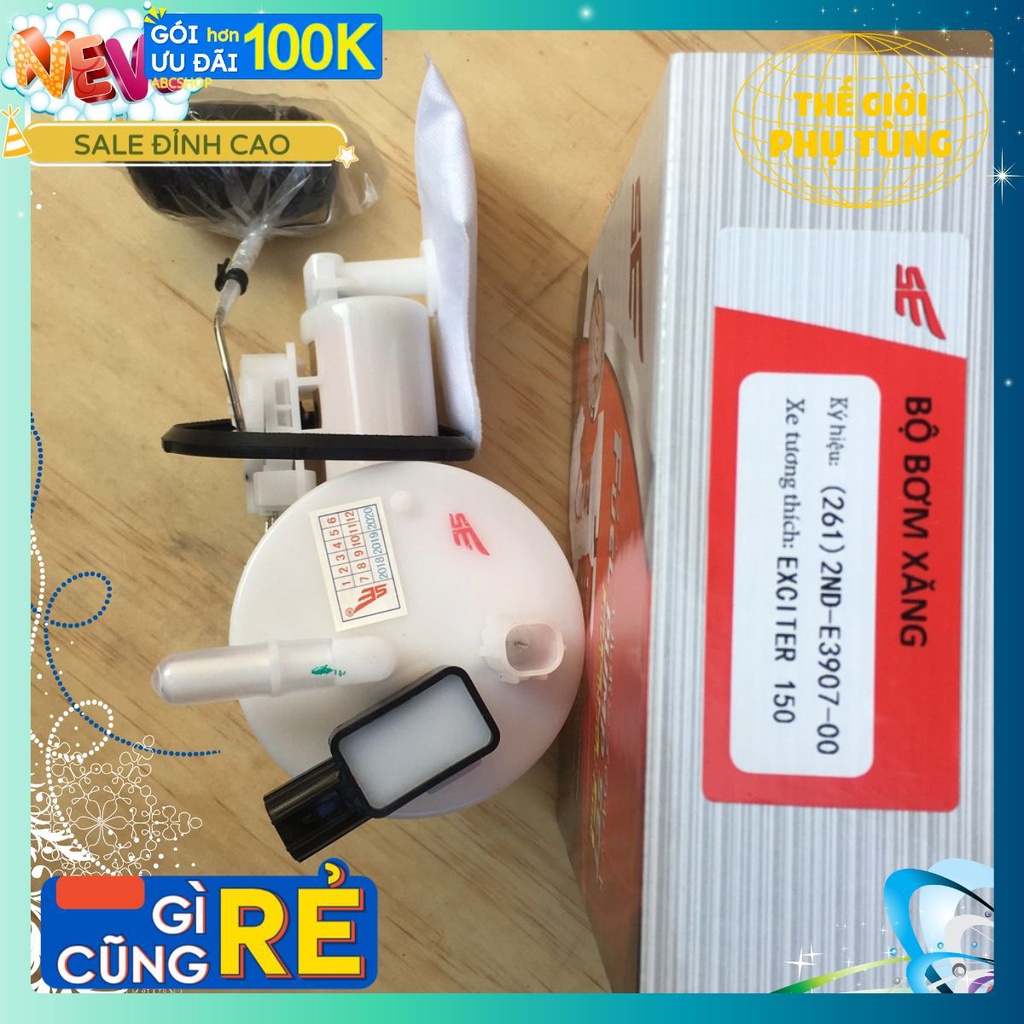 Bộ Bơm Xăng xe máy Exciter 150cc thương hiệu SE chính hãng