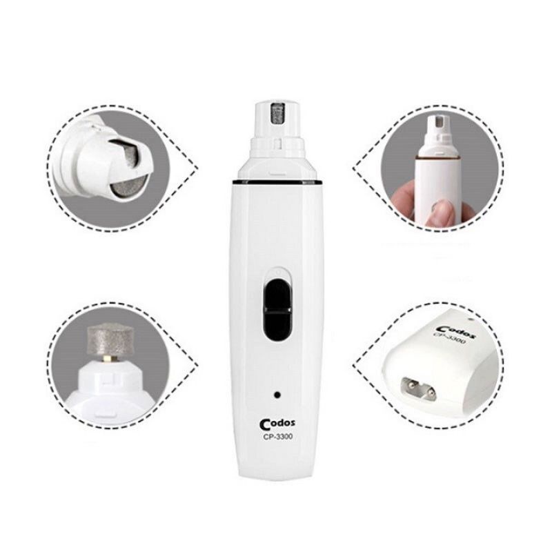 Máy mài móng Codos CP3300 cho chó mèo máy sạc điện khỏe bền hàng loại một kêu êm - OmonPet
