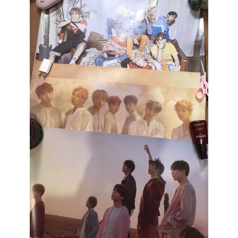 6 poster BTS kèm ống tube