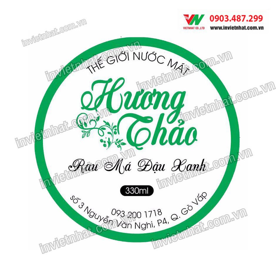 Tem dán decal, Tem dán theo yêu cầu_Free thiết kế