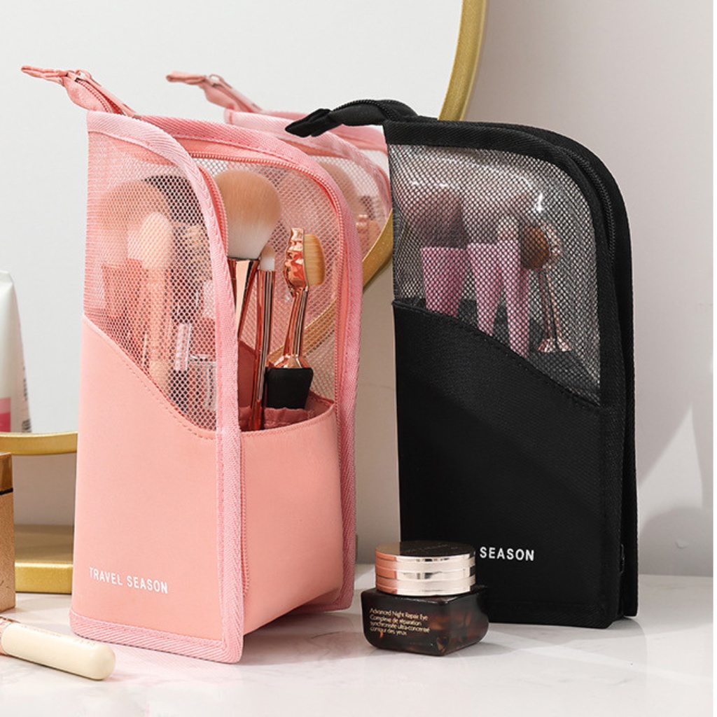 [Dáng đứng] Túi đựng cọ trang điểm túi đựng mỹ phẩm tiện lợi mang theo du lịch TMP28