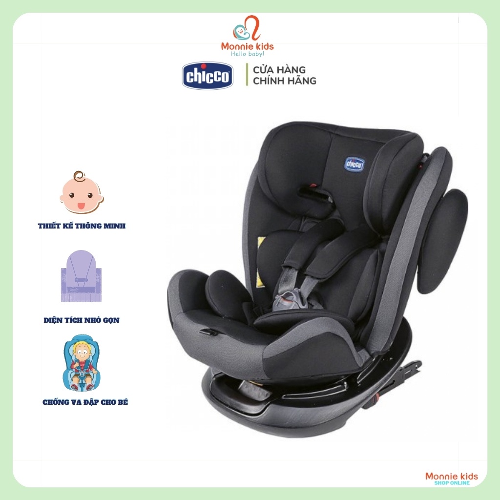 Ghế ngồi oto CHICCO unico isofix 0-12y, ghế ngồi oto chất liệu an toàn cao cấp - Monnie Kids