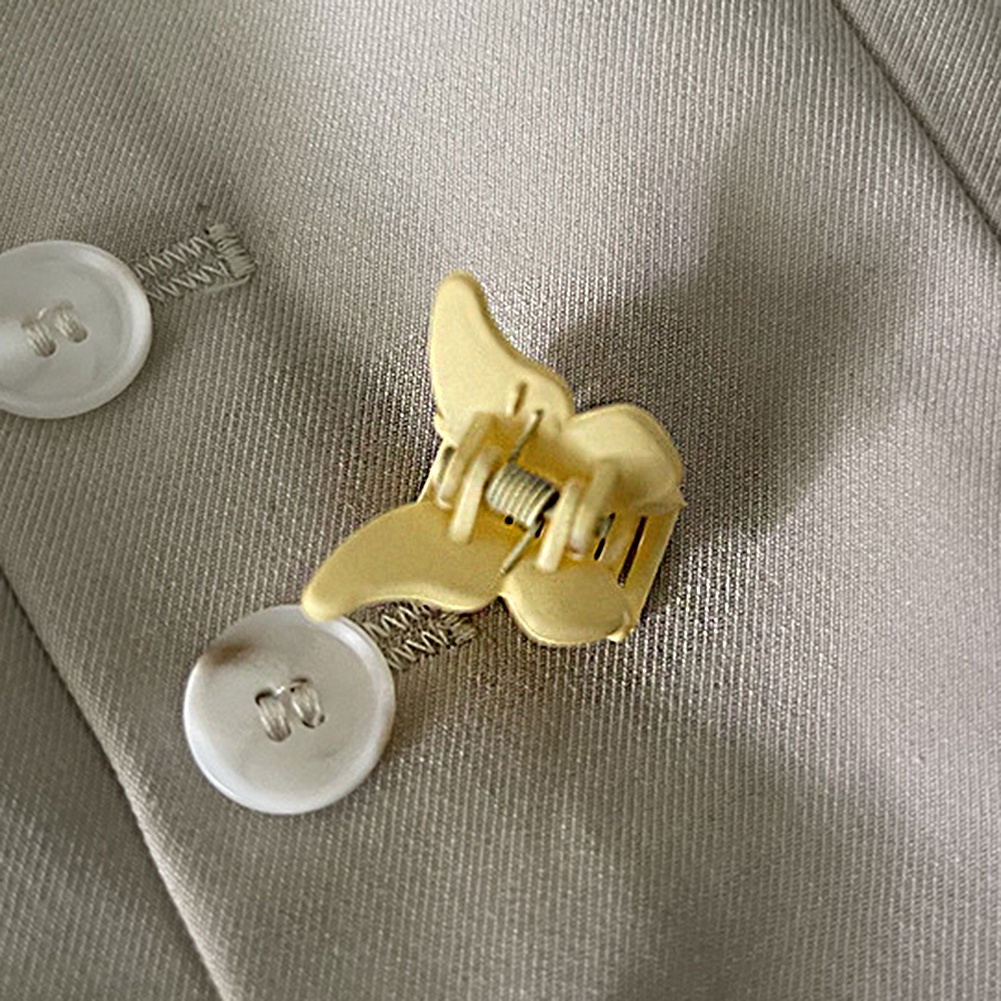 Kẹp Tóc Càng Cua Dạng Móng Vuốt Mini Mặt Nhám Thiết Kế Ngọt Ngào Cho Nữ