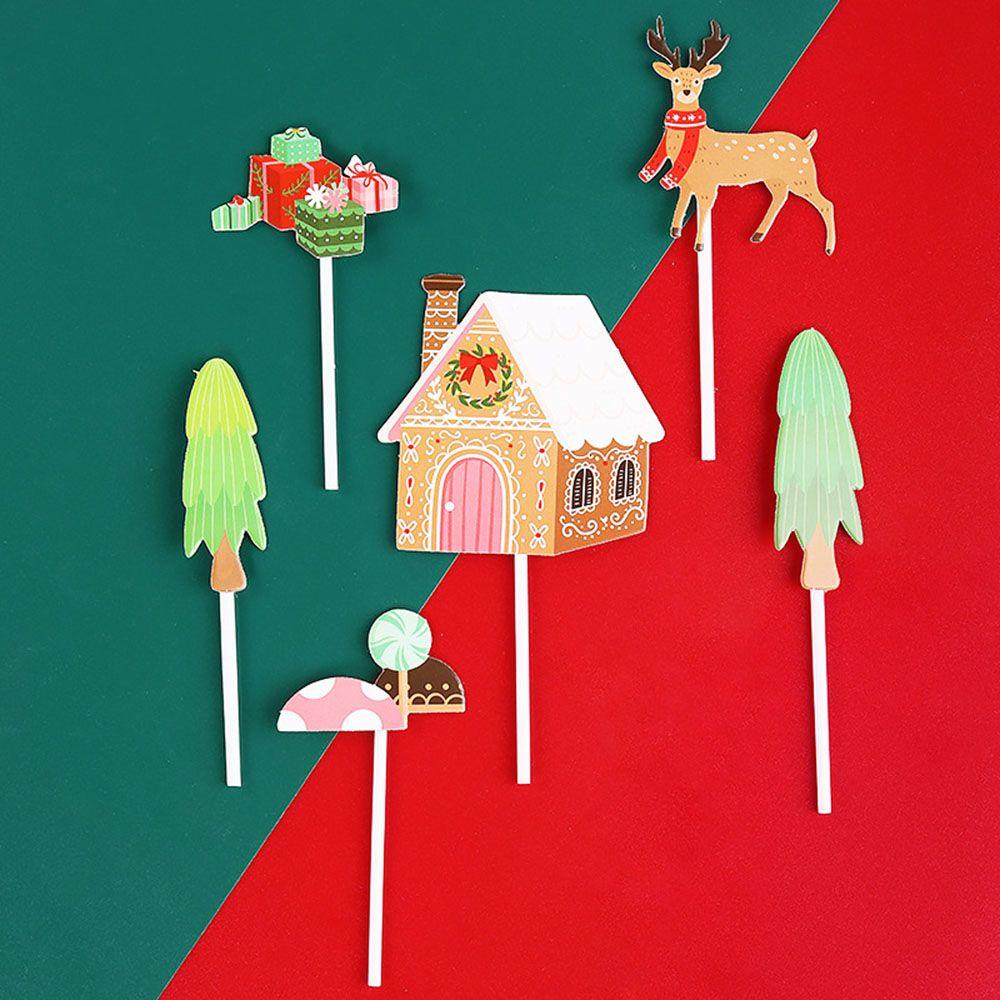 ESPO Que Cắm Trang Trí Bánh Kem Hình Giáng Sinh