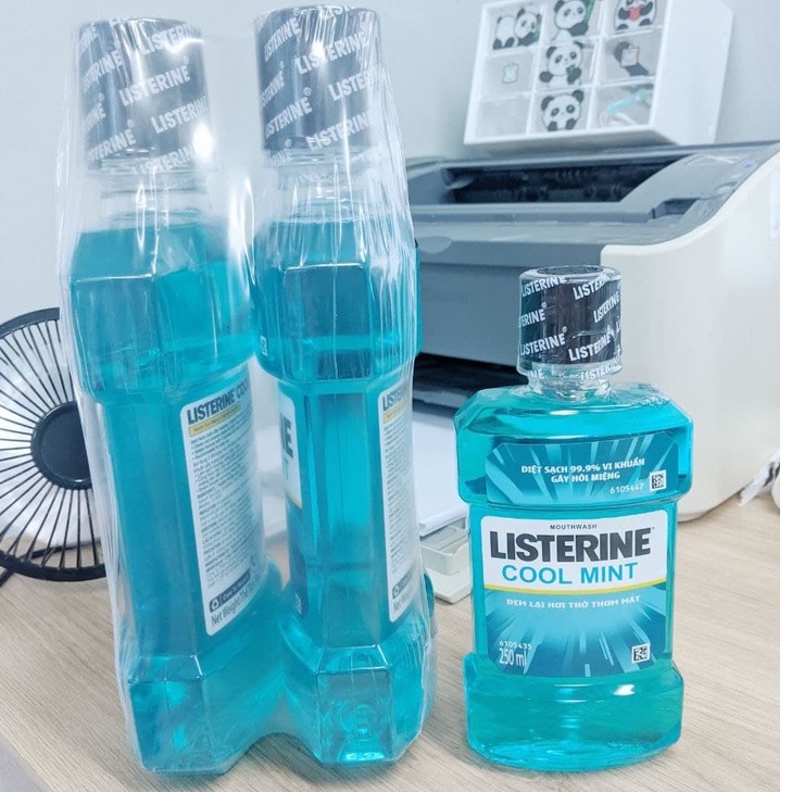 Nước súc miệng Listerine 750ml Nước súc miệng Listerine bạc hà