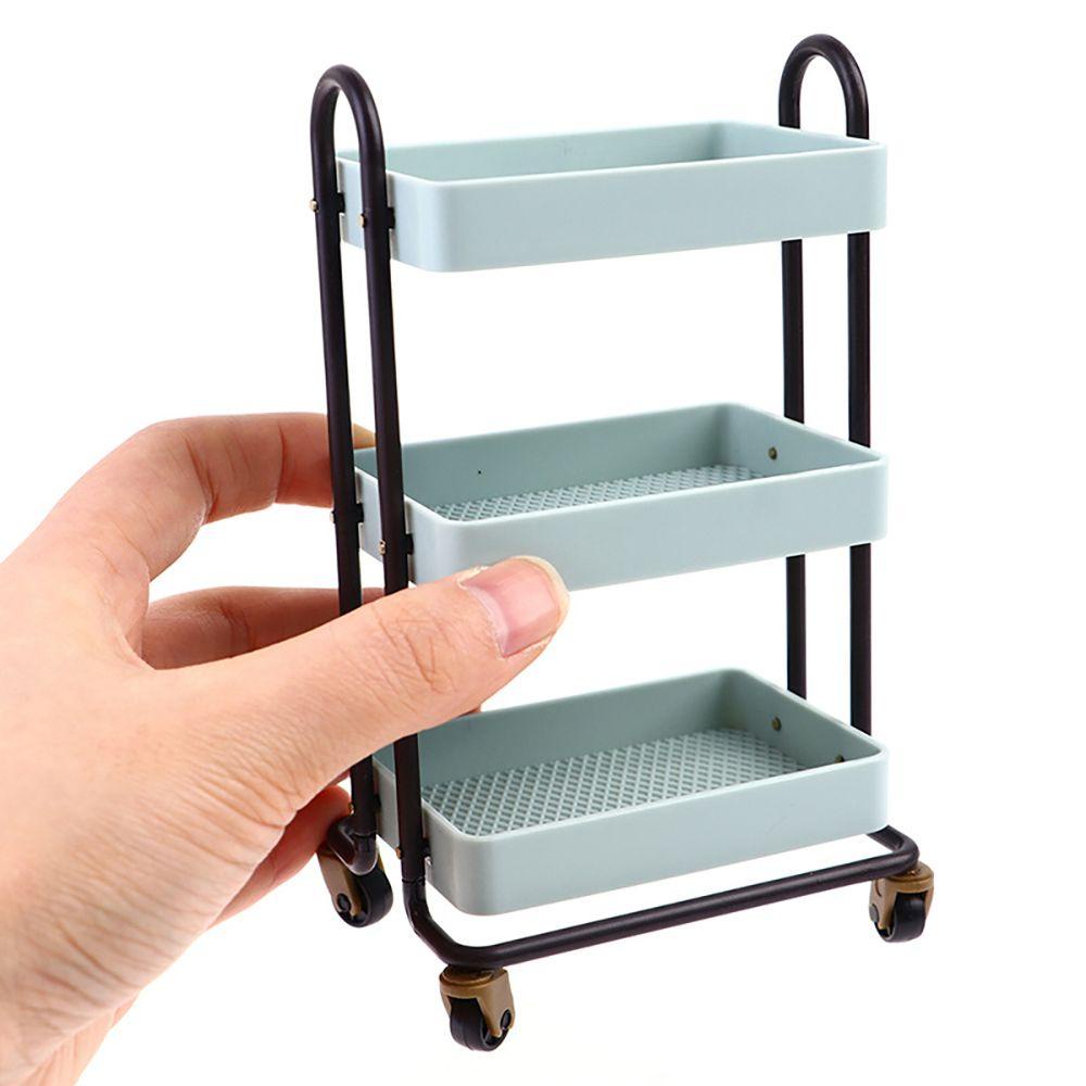 Kệ Sách Có Bánh Xe Tiện Lợi Cho Nhà Búp Bê Tỉ Lệ 1: 6