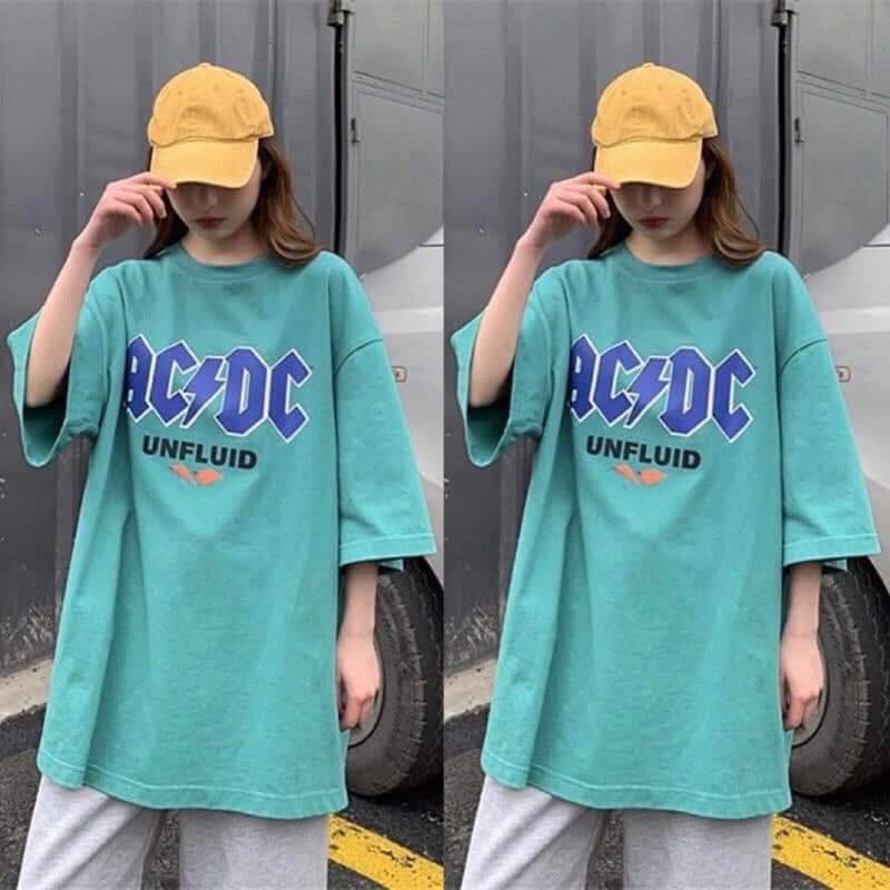 Áo phông nữ unisex form rộng tay lỡ in hình cổ tròn NAVISA AT261
