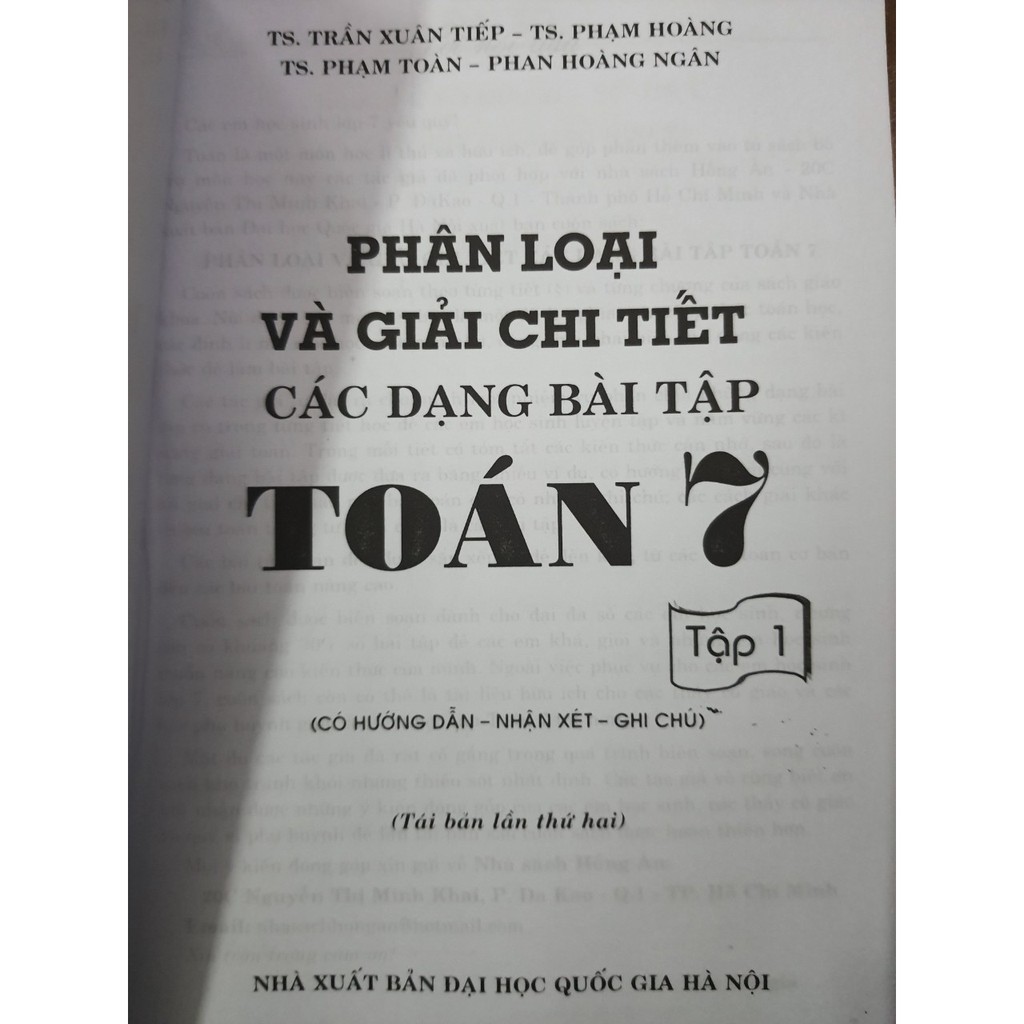 Sách - Phân loại và giải chi tiết các dạng bài tập Toán 7 tập 1 (Bám sát SGK Kết Nối Tri Thức)