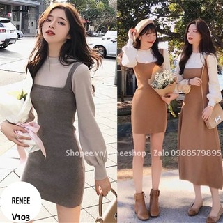 Mẫu váy siêu xinh chất liệu len tăm