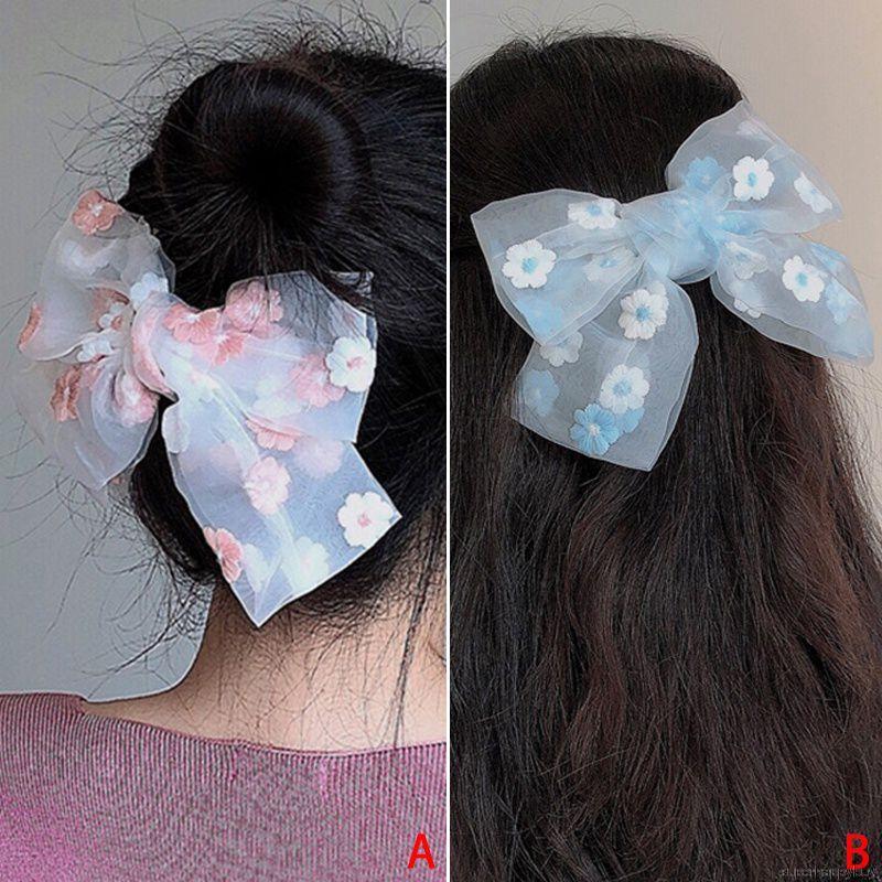 Kẹp Tóc Đính Hoa Phong Cách Hàn Quốc Xinh Xắn Cho Nữ