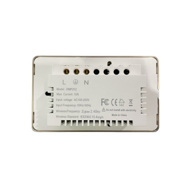 Ổ cắm thông minh đôi Tuya âm tường, điều khiển với giọng nói loa Google Assistant