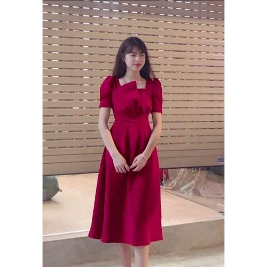 Đầm Tiểu Thư Tay Ngắn Bigsize 55kg Đến 100kg (L/XL/XXL)