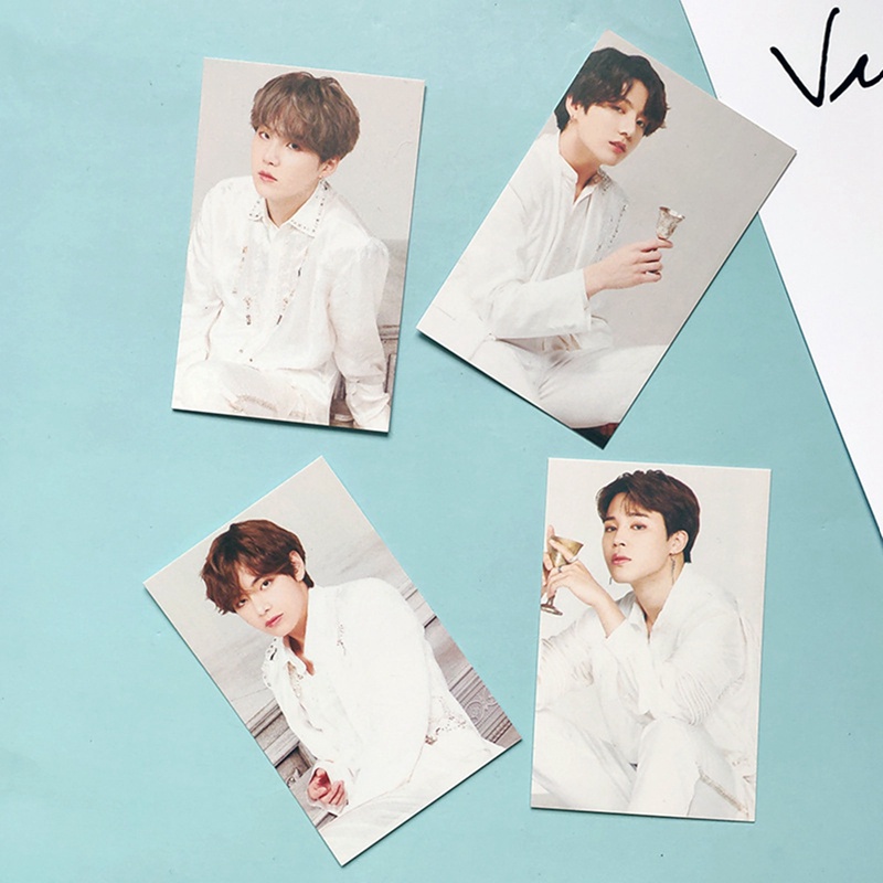 Set 7 Tấm Thẻ Ảnh Lomo In Hình Các Thành Viên Nhóm Nhạc BTS