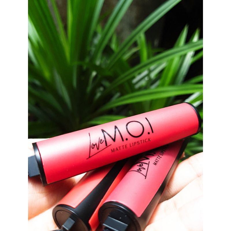 - SON THỎI LOVE MOI TÔNG MÀU ĐỎ, đỏ hồng, đỏ đất, đỏ cam