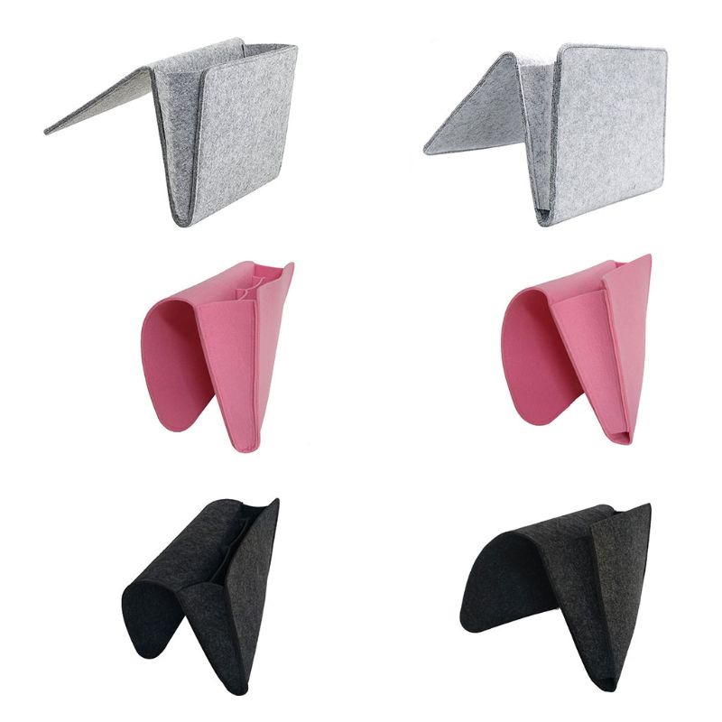 Túi Đựng Điện Thoại / Điều Khiển Từ Xa / Sách Gắn Cạnh Giường Bằng Vải Nỉ