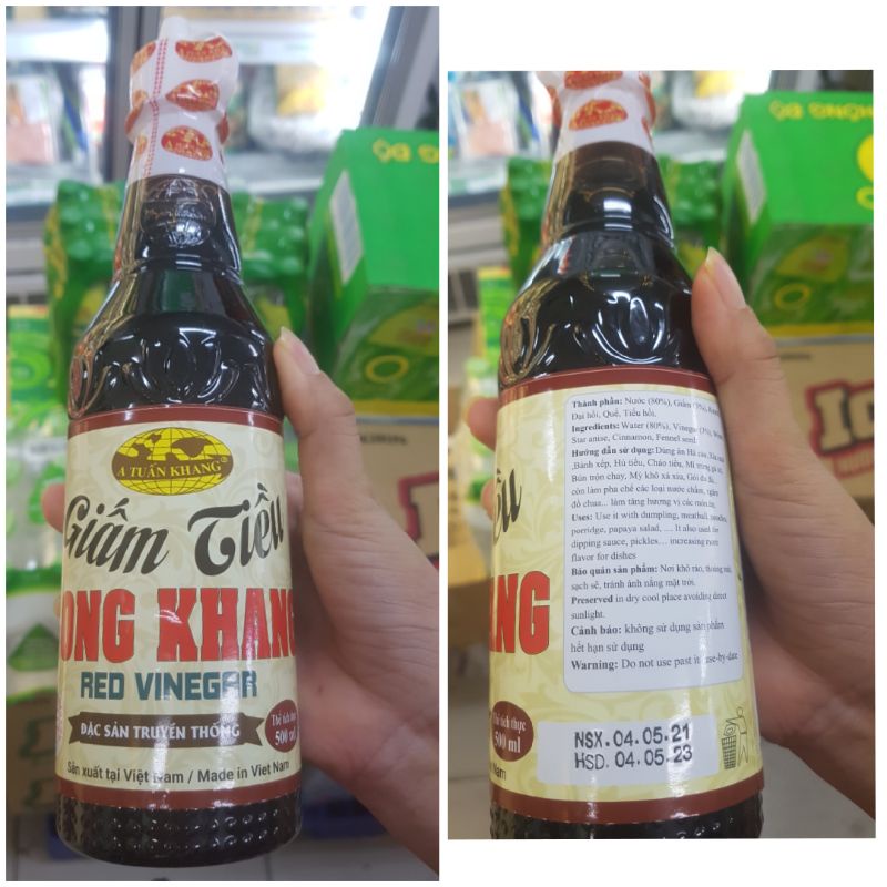GIẤM TIỀU LONG KHANG 500ML