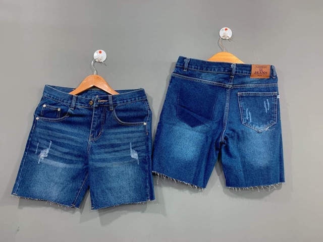 quần short jeans rách nhẹ 2 màu [ kèm ảnh thật ]