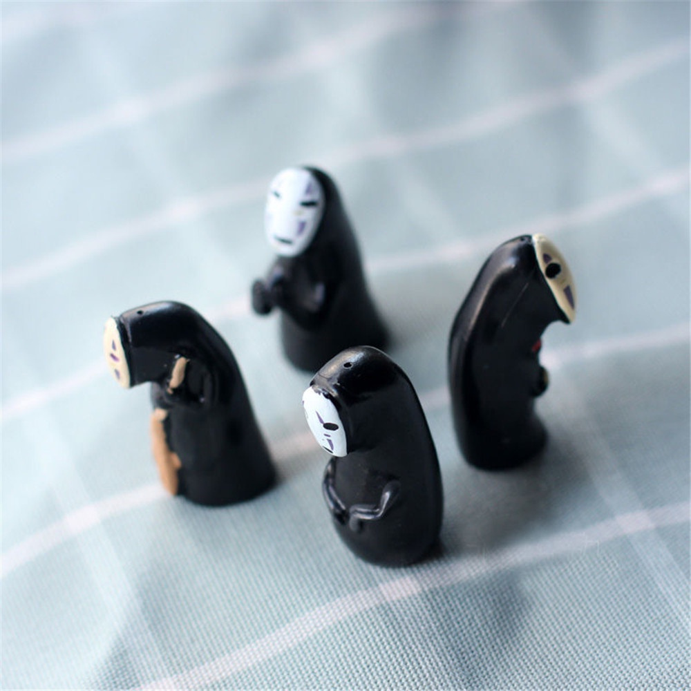 Random Faceless Male Totoro Japanese Anime Character Cartoon Desktop Decoration Mini Home Decoration