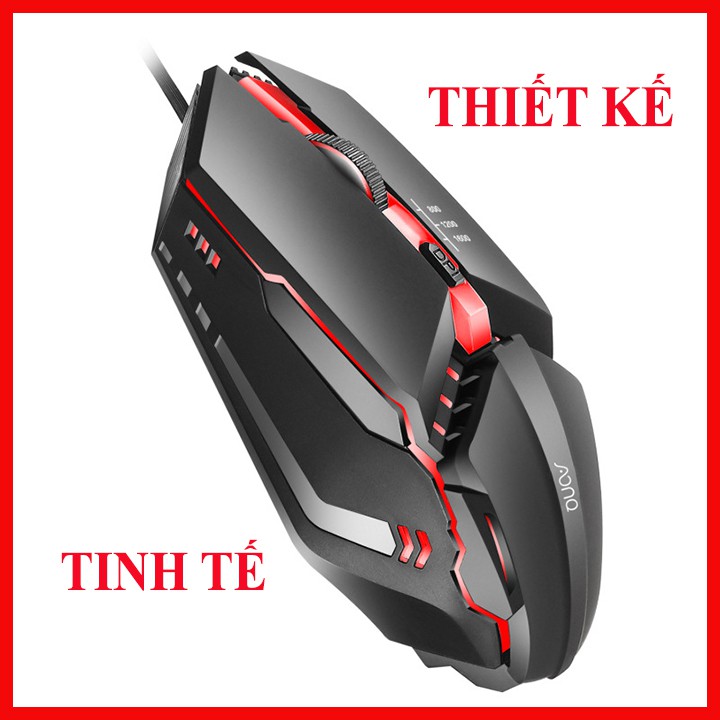 Chuột máy tính M3 Led tự động đổi màu cực chất, Có nút thay đổi DPI tùy chỉnh BH6 tháng