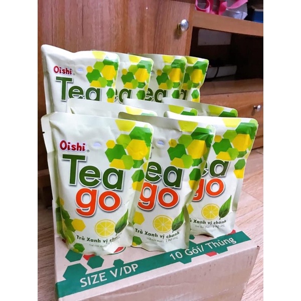 Nước uống hoa quả oishi tea go gói 200ml