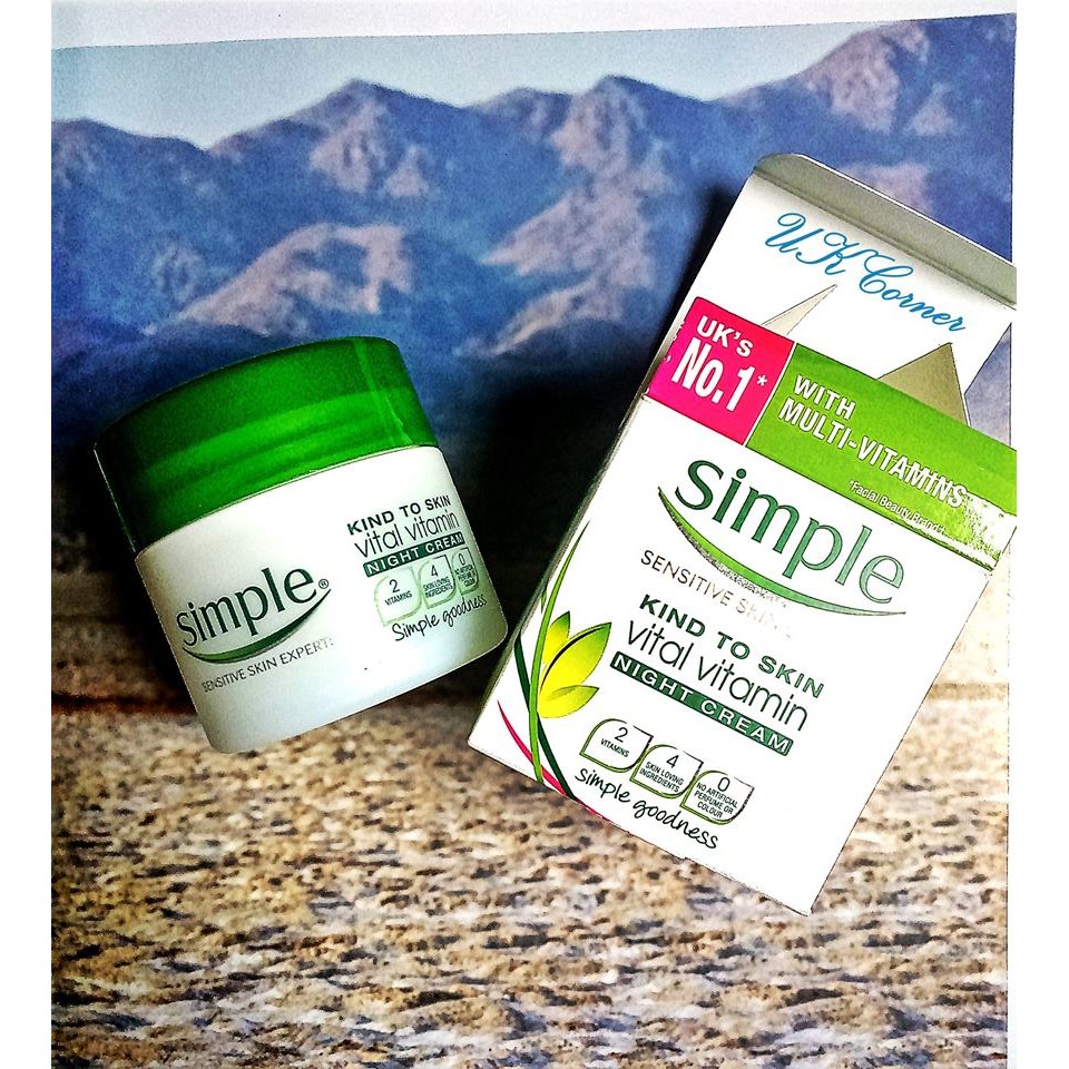 Kem dưỡng ẩm phục hồi da đêm Simple Vitamin Night Cream 50 mL | BigBuy360 - bigbuy360.vn