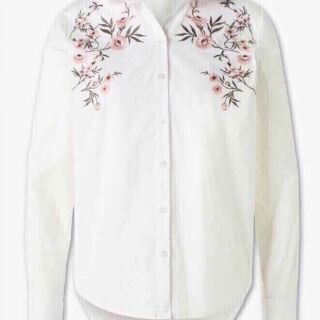 Sơ mi trắng ASOS cổ đức