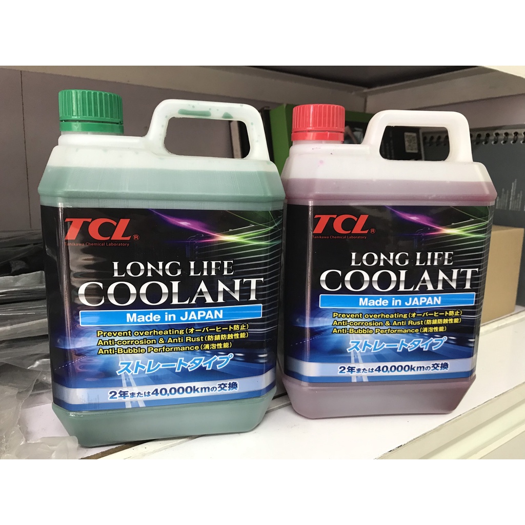 Nước làm mát động cơ TCL màu xanh , màu đỏ - Nhập khẩu Nhật Bản thumbnail