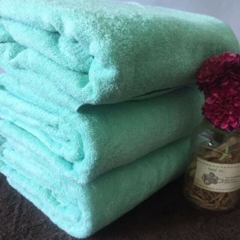 Khăn tắm xuất Nhật 70x140cm -75x150cm 100% cotton 380-480 gram  mềm mịn siêu thấm hút nước