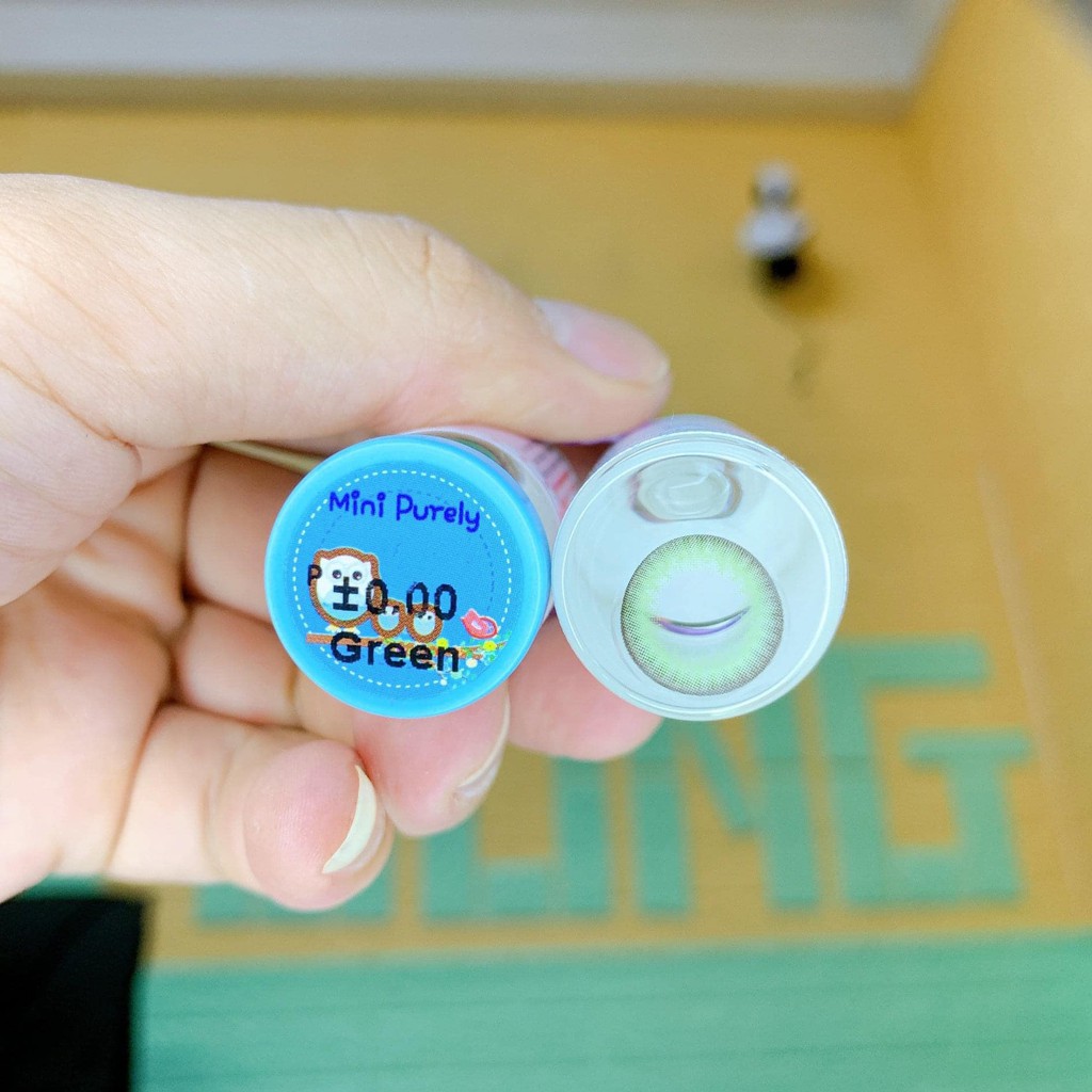 {Không độ}- Green- Lens Xanh Lá