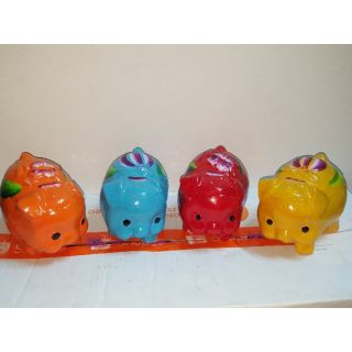 Heo đất truyền thống Size S nhỏ nhất nhiều màu.Giao màu ngẫu nhiên