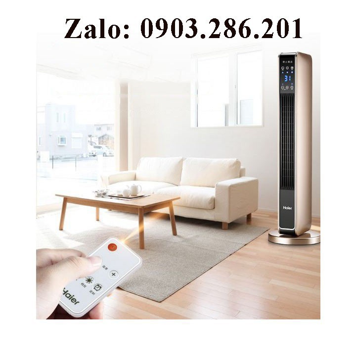 Quạt sưởi điện Haier cao cấp có khiển-Quạt sưởi mùa đông