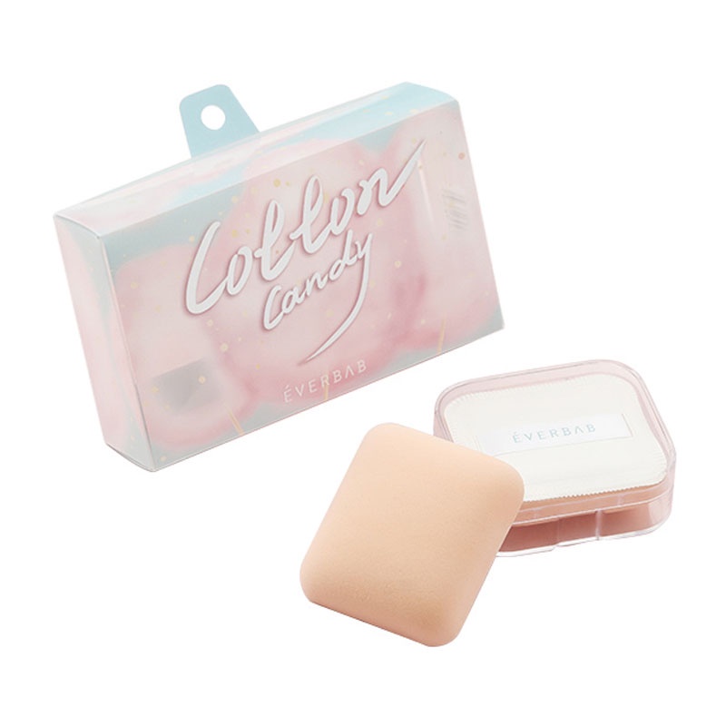 Mút trang điểm Everbab cotton siêu mềm kiểu dáng thời trang màu kẹo cao cấp