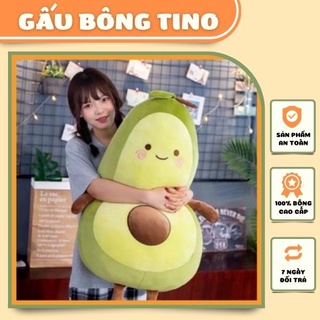 Gấu Bông Trái Bơ Tròn TINO Nhỏ Giá Rẻ Cho Bé Xinh Cute Size 25cm - 35cm - 50cm