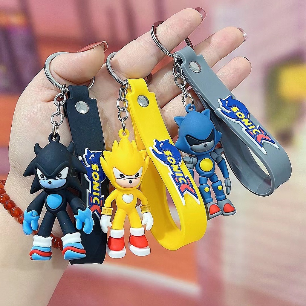 Móc Khóa Hình Nhím Sonic Dễ Thương