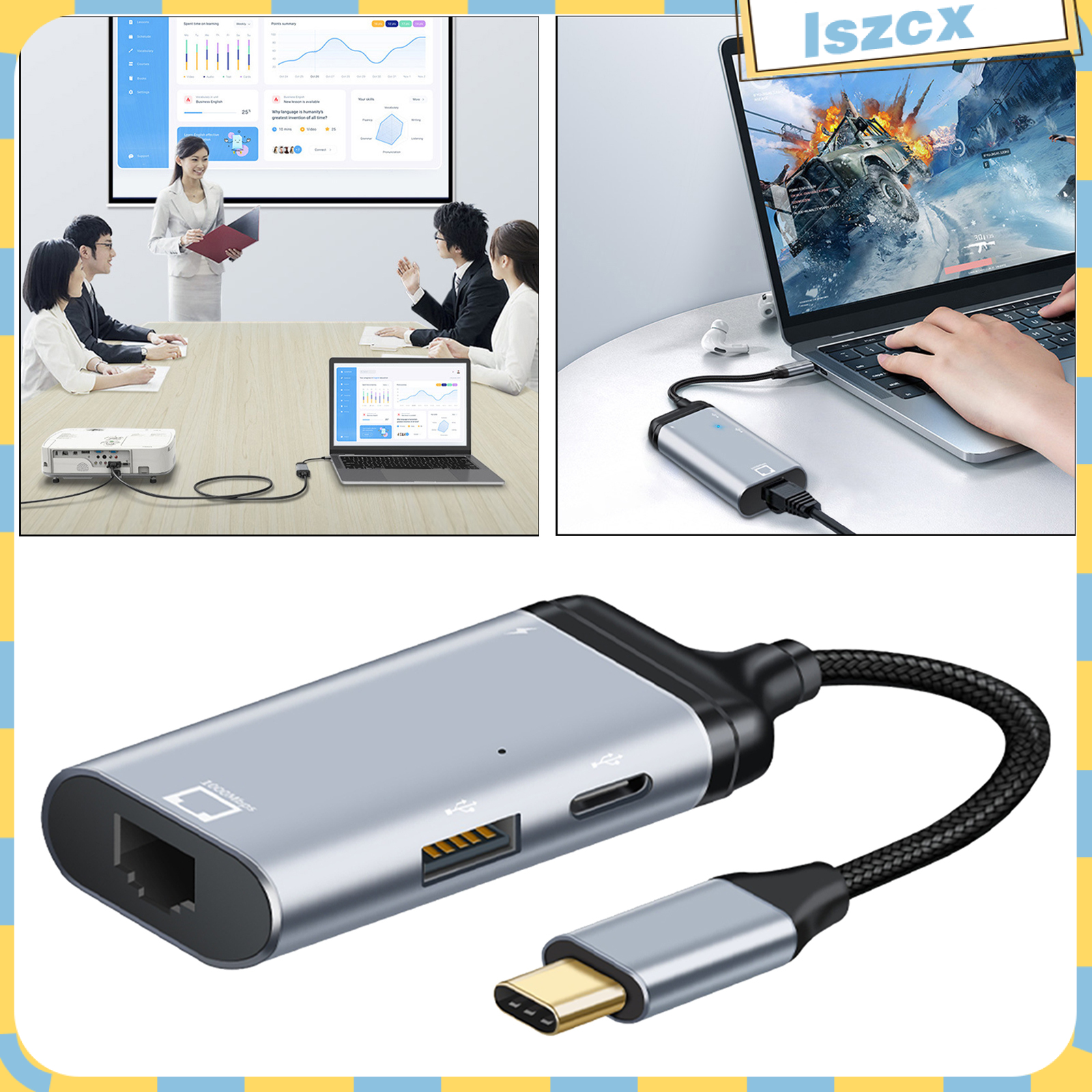 Cáp Chuyển Đổi 4 Trong 1 Usb 2.0 Type C Sang Hdmi 4k | BigBuy360 - bigbuy360.vn