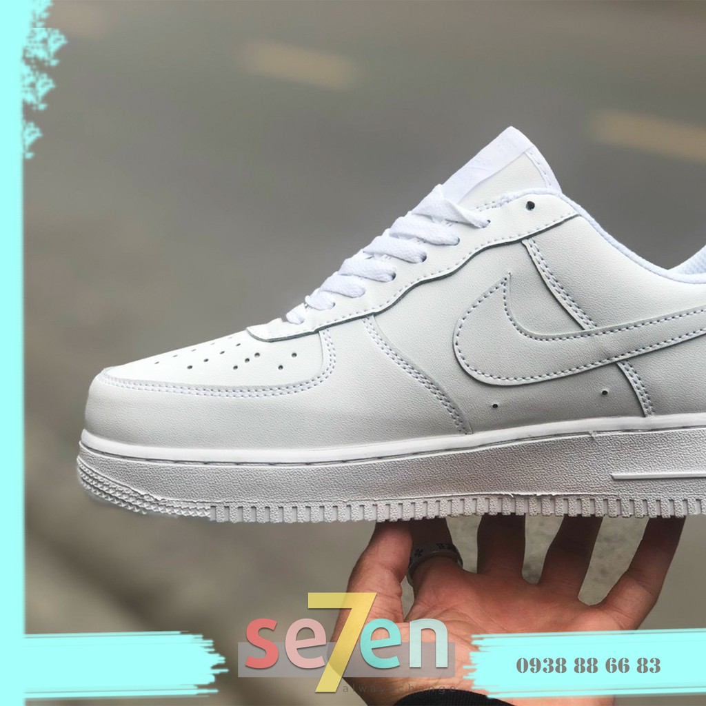 Giày AF1 full trắng mới nhất, siêu phẩm năm nay, fullsize 36-43 [form chuẩn đep] | BigBuy360 - bigbuy360.vn