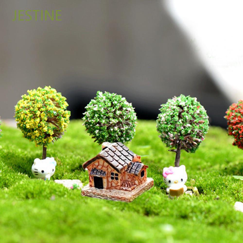 Set 3 Đồ trang trí Ngôi Nhà Mini Bằng Nhựa Dùng Để Trang Trí Bể Cá / Tiểu Cảnh