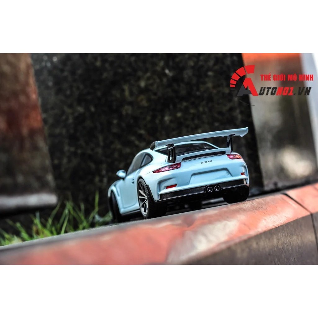 MÔ HÌNH XE PORSCHE 911 GT3 RS 2016 WHITE 1:24 WELLY 5386