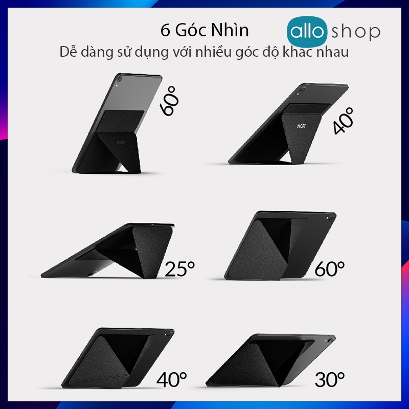 Giá Đỡ Máy Tính Bảng MOFT X Tablet Stand Siêu Mỏng, 6 Góc Độ Dễ Dàng Thay Đổi, Giá Đỡ iPad Siêu Nhẹ, Sử Dụng Mọi Nơi