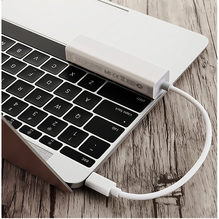 Adapter chuyển đổi từ cổng USB Type C sang cổng mạng lan BT45 cho điện thoại, máy tính bảng, iPad, Macbook ... - Beetech