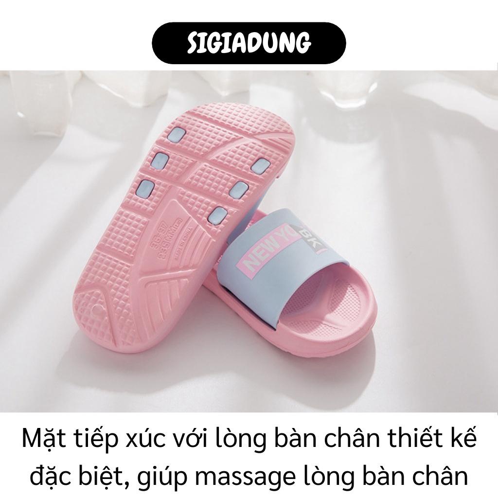 [SGD] Dép Quai Ngang Unisex - Dép Mang Trong Nhà, Văn Phòng, Đi Chơi New Yor Chống Trượt 7784