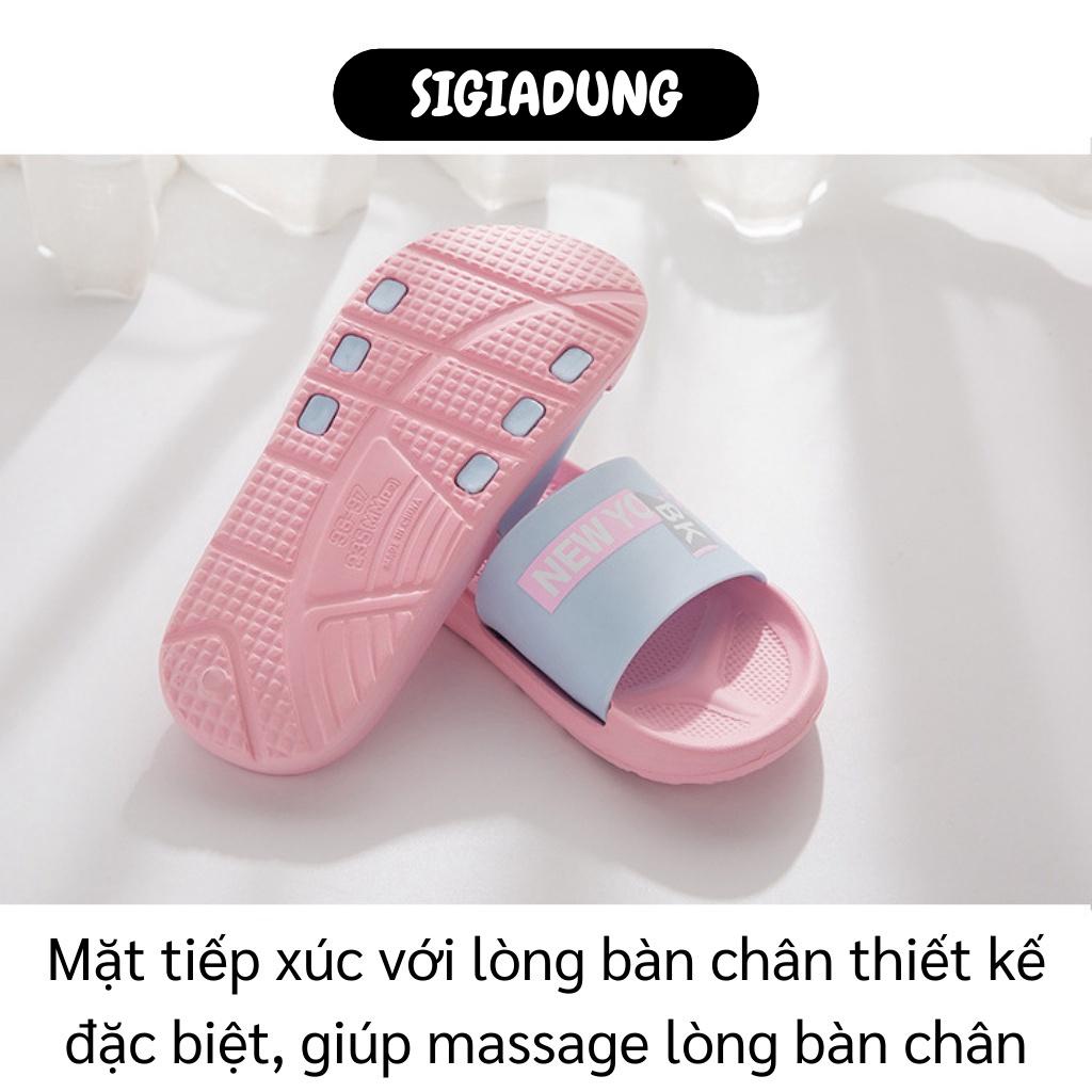 [SGD] Dép Quai Ngang Unisex - Dép Mang Trong Nhà, Văn Phòng, Đi Chơi New Yor Chống Trượt 7784