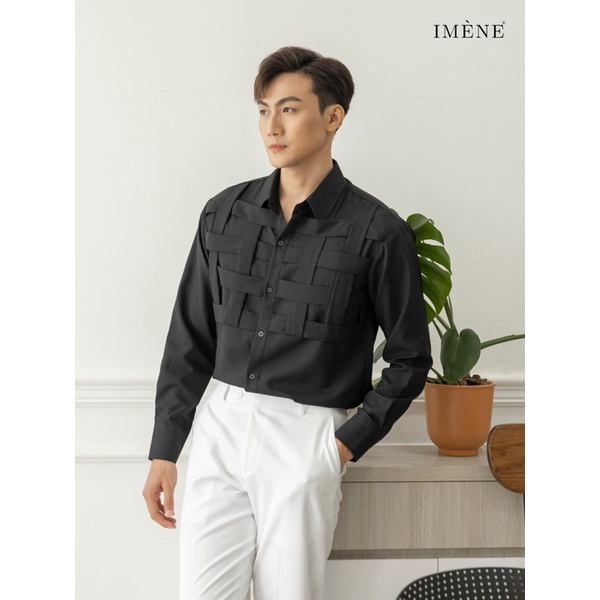 SƠ MI TAY DÀI IMENE ĐAN NGỰC