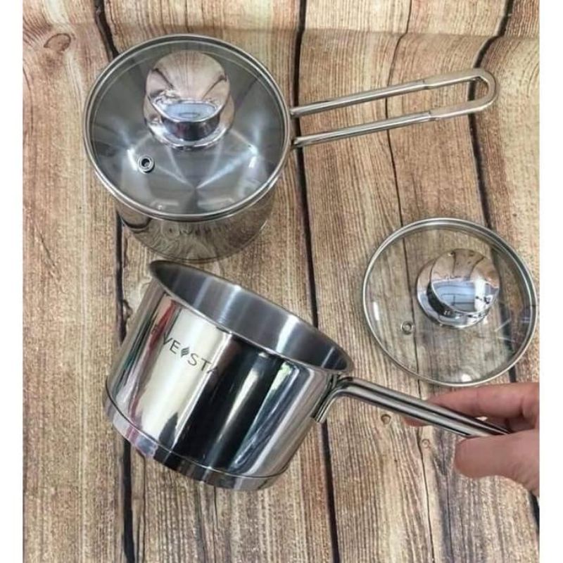 Quánh inox 3 đáy Five star 12/14/16 CM